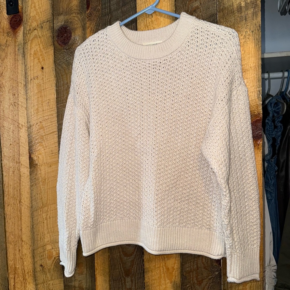 Universal Thread Crewneck Textured Knit Sweater